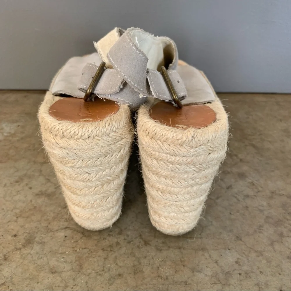 Soludos gray leather